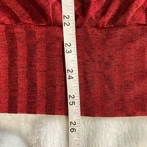 Apt. 9 red long sleeved women’s tunic blouse size medium - Picture 8 of 9